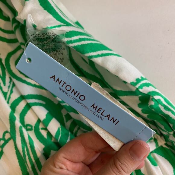 Antonio Melani Dress Women 0 Ivory Apple Paisley Lined Nilliona Halter Neck Mini - Picture 13 of 16